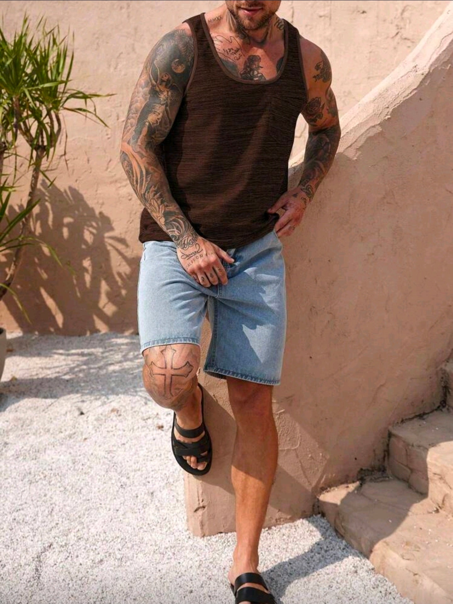 Musculosa OH ALPHA “Rust Fit – Edición Marrón