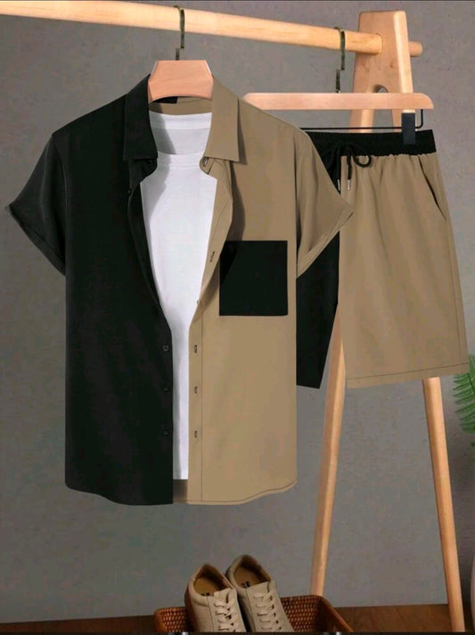 Conjunto “Dual Contrast Street Set” – Camisa + Short talla L