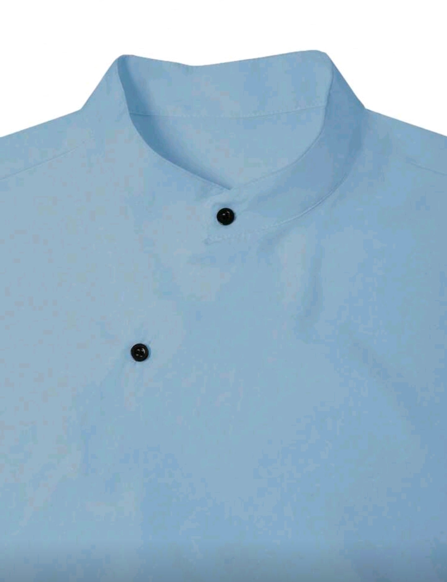 Camisa OH ALPHA “Asymmetric Blue” – Elegancia Minimalista de