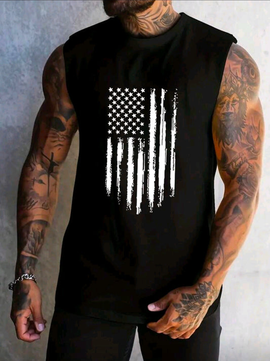 Polera OH ALPHA “American Stripes – Gothic Street Edition” (Sin Mangas) Talla XL