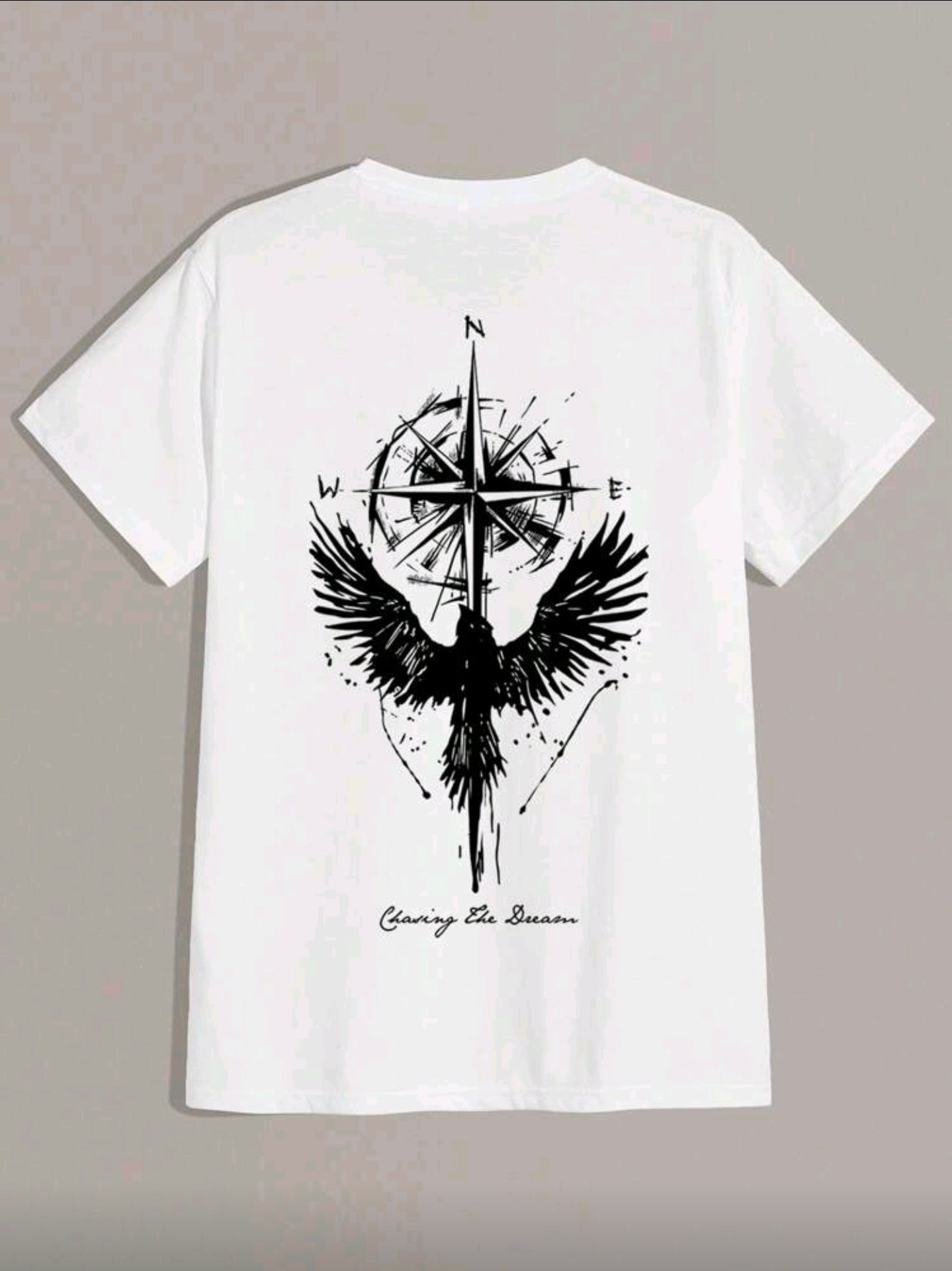 Polera OH ALPHA “White Eagle Compass – Oversize Vision”