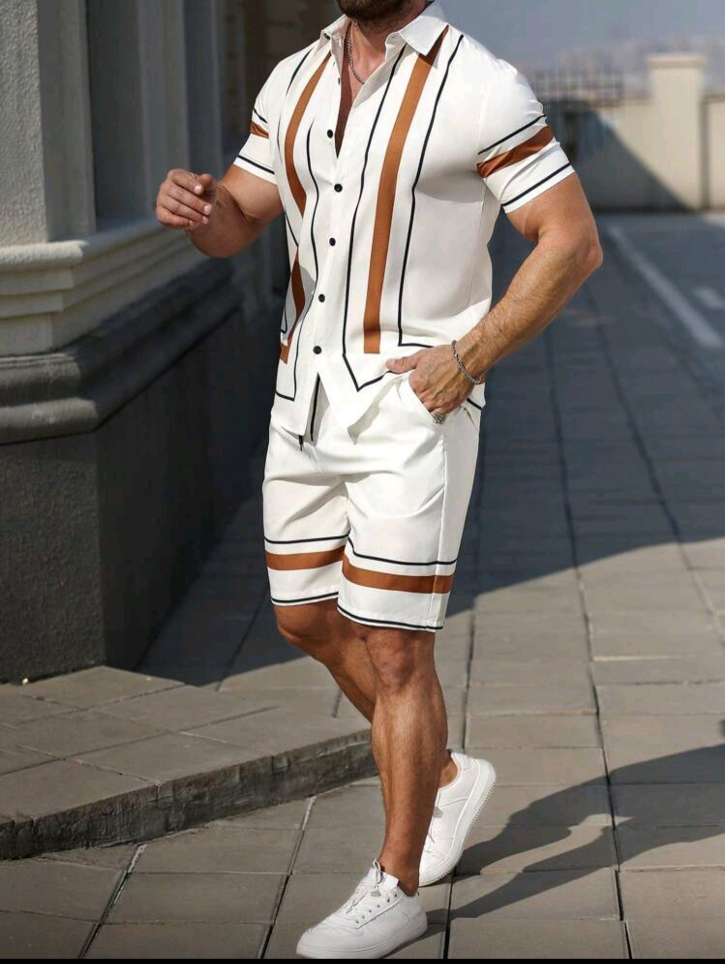 Conjunto OH ALPHA “Linea Supreme” – Camisa + Short Estilo Premium