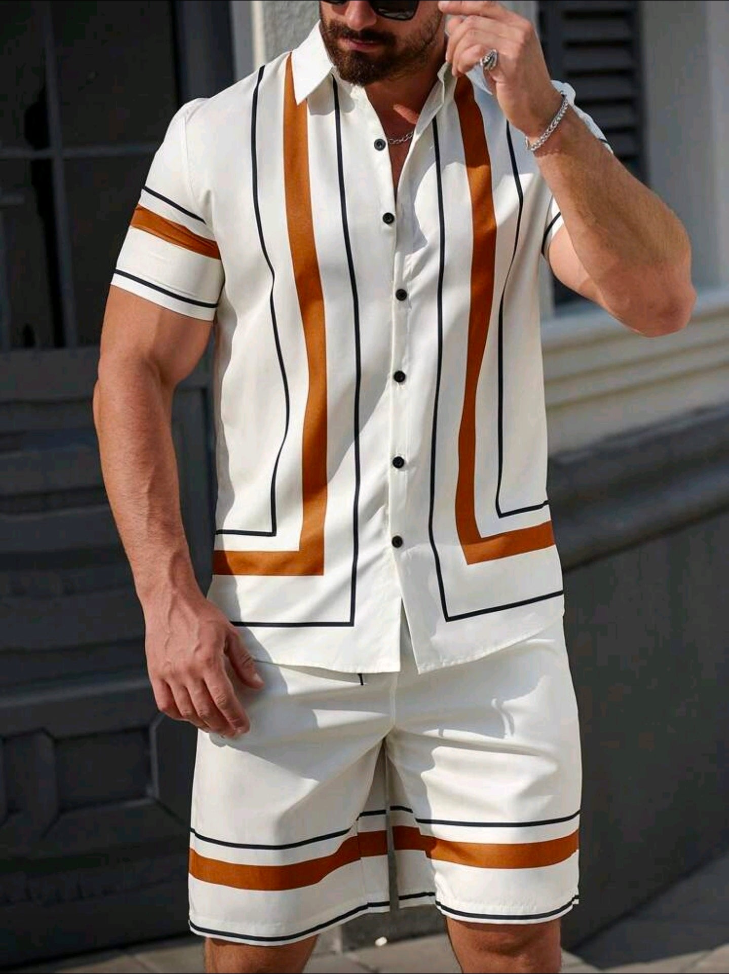 Conjunto OH ALPHA “Linea Supreme” – Camisa + Short Estilo Premium