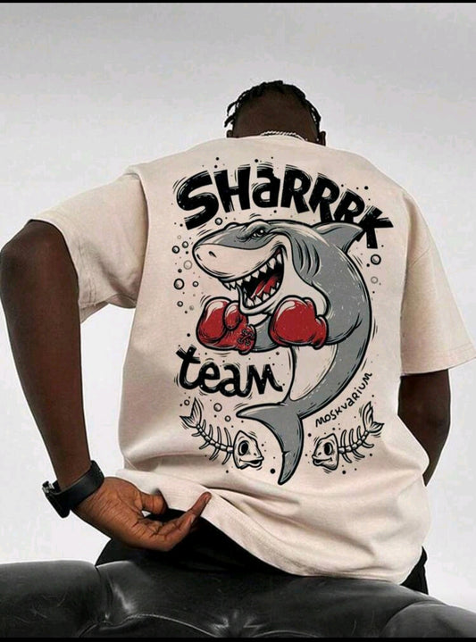 Polera Oversize “Shark Team” Estilo Streetwear – OH ALPHA