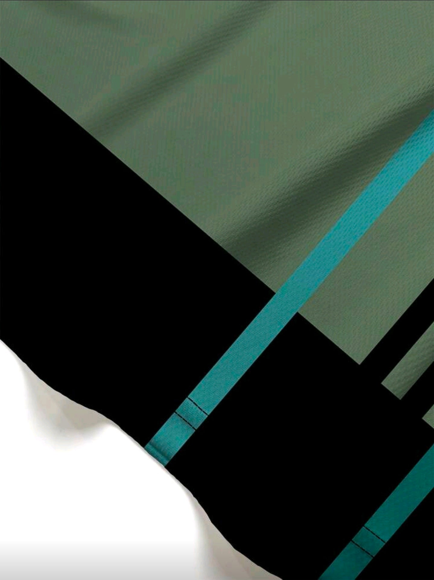 Polera OH ALPHA “3D Urban Stripes” – Diseño Geométrico Multicolor