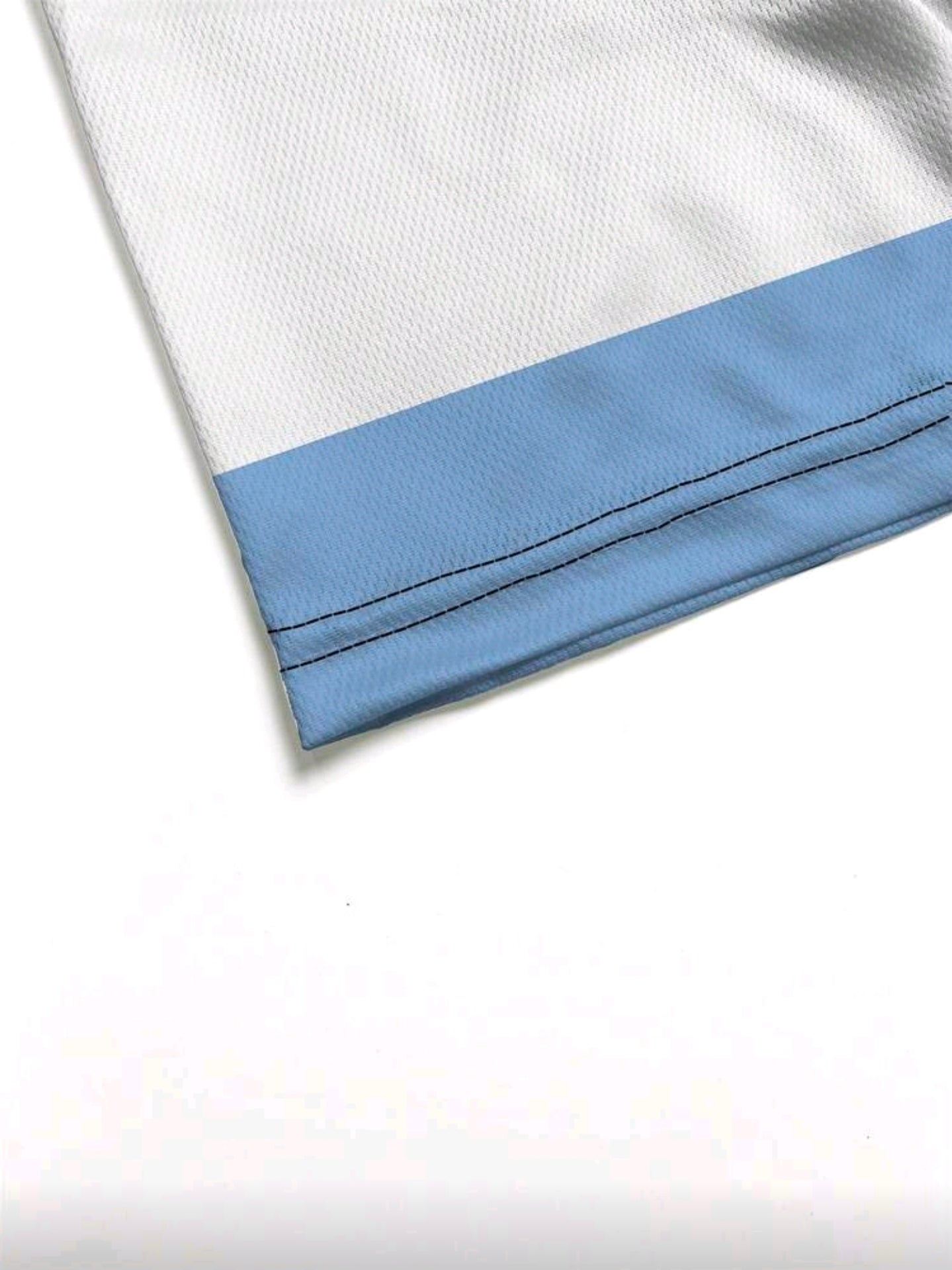 Polera OH ALPHA “Stripe Blocks Modern – Edición Azul & Verde”