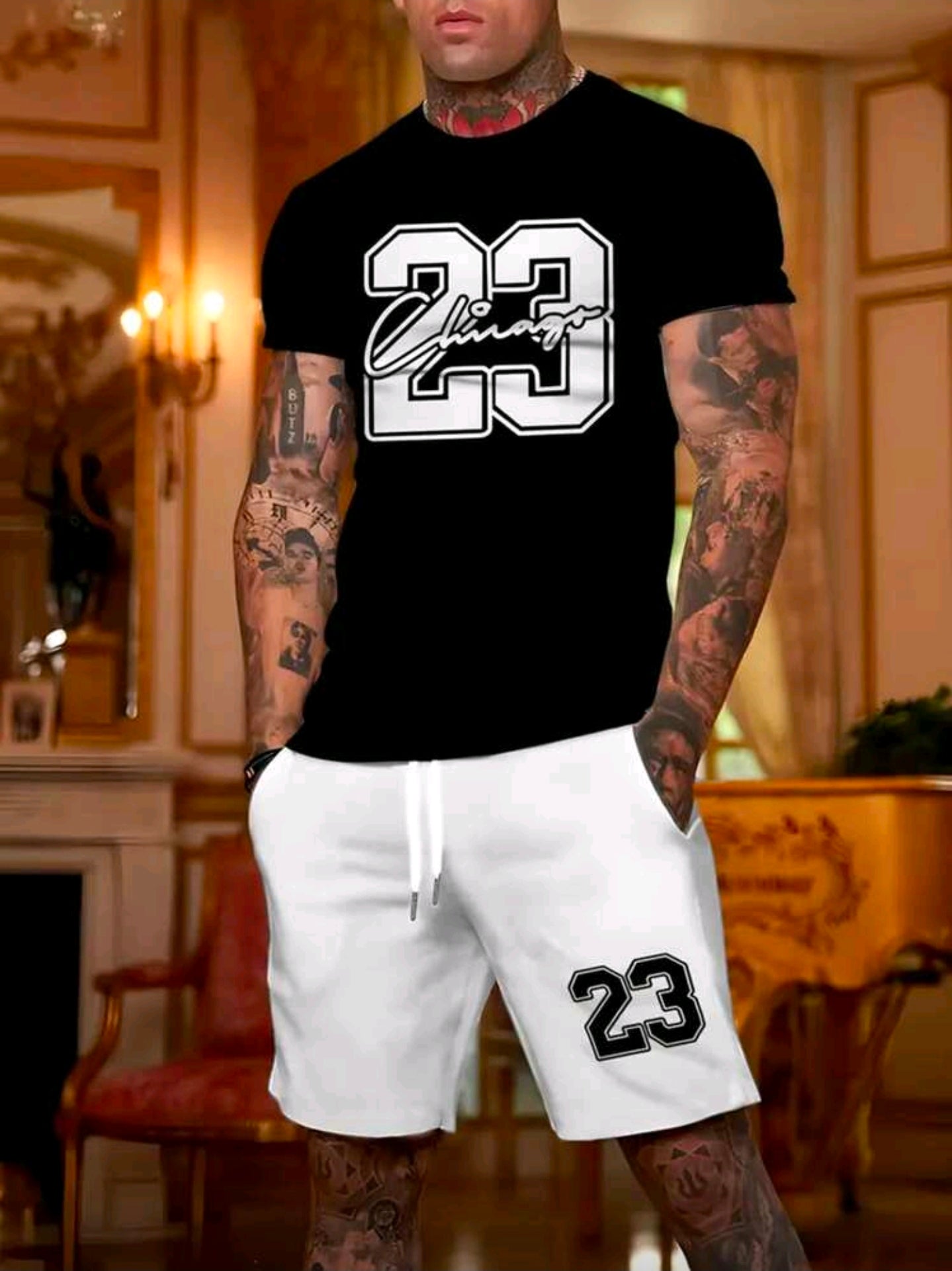 Conjunto OH ALPHA “Chicago 23 – Street Sport Edition” Talla L