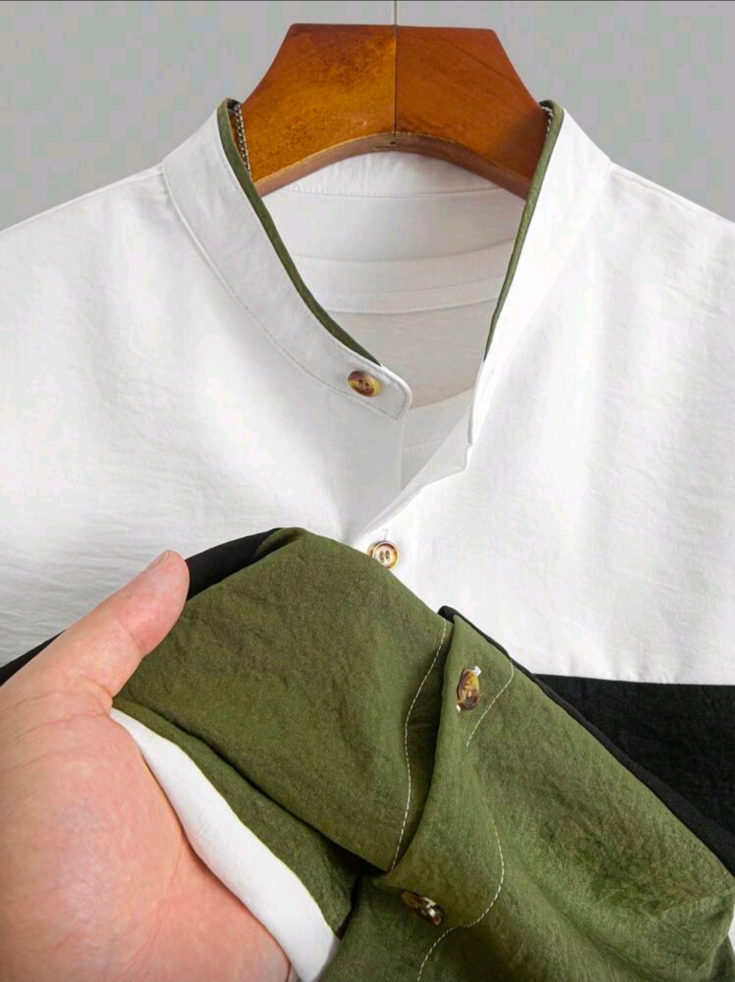 Conjunto OH ALPHA “Urban Contrast – Verde Militar” (Camisa + Short)