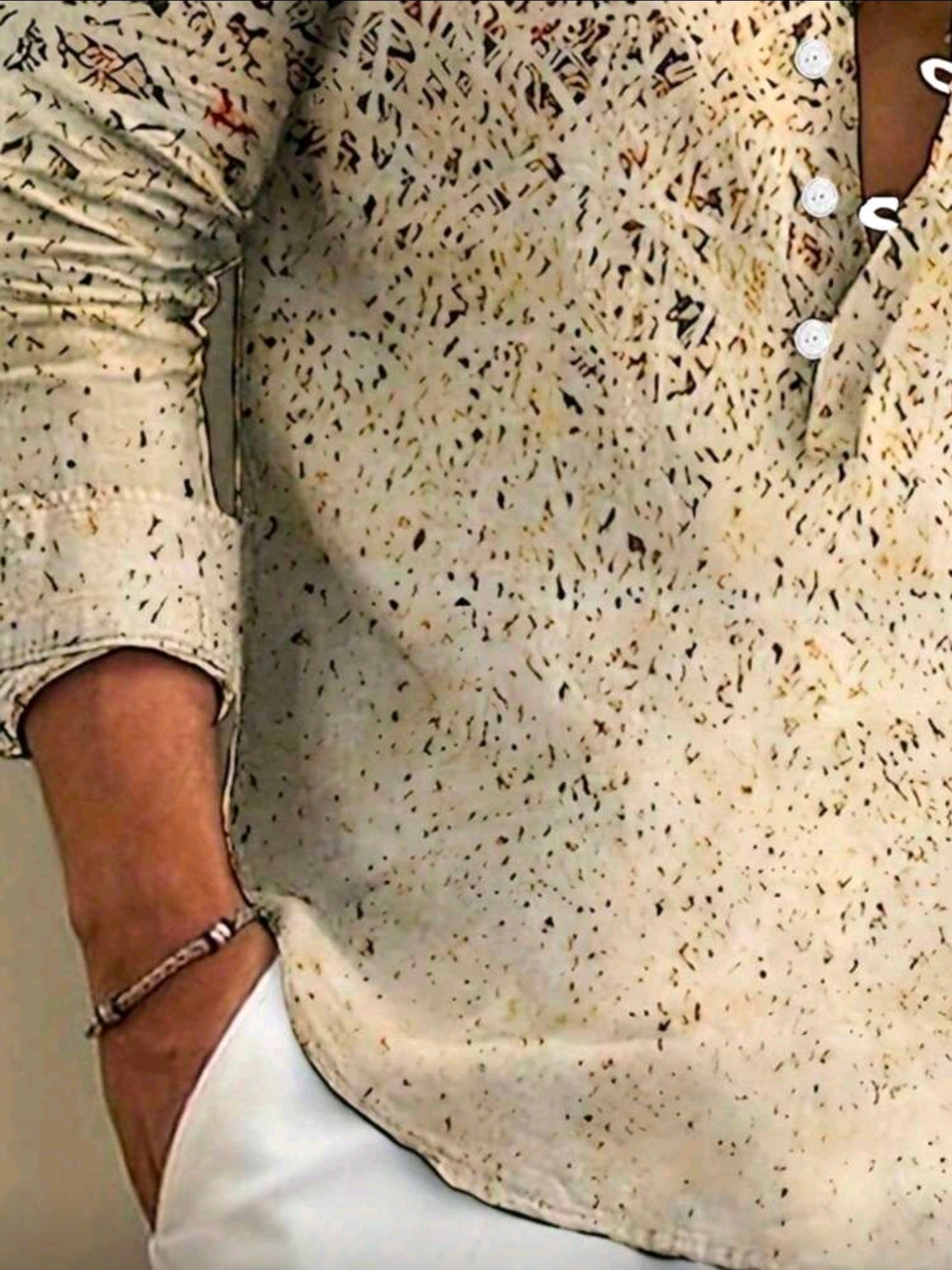 Camisa OH ALPHA “Sahara Geometry – Edición Premium de Temporada” Talla M - L - XL