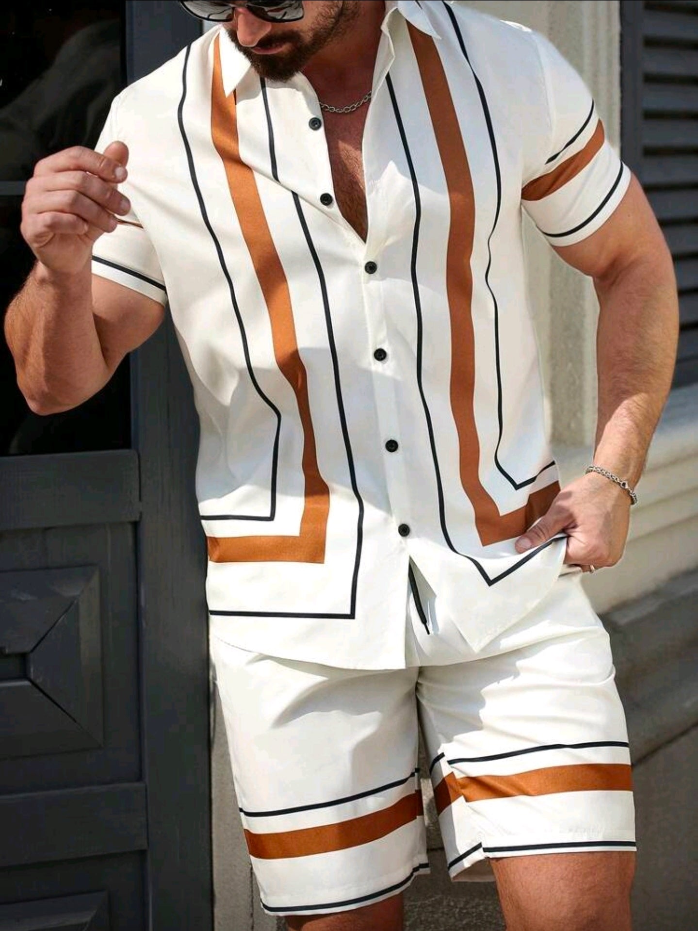 Conjunto OH ALPHA “Linea Supreme” – Camisa + Short Estilo Premium