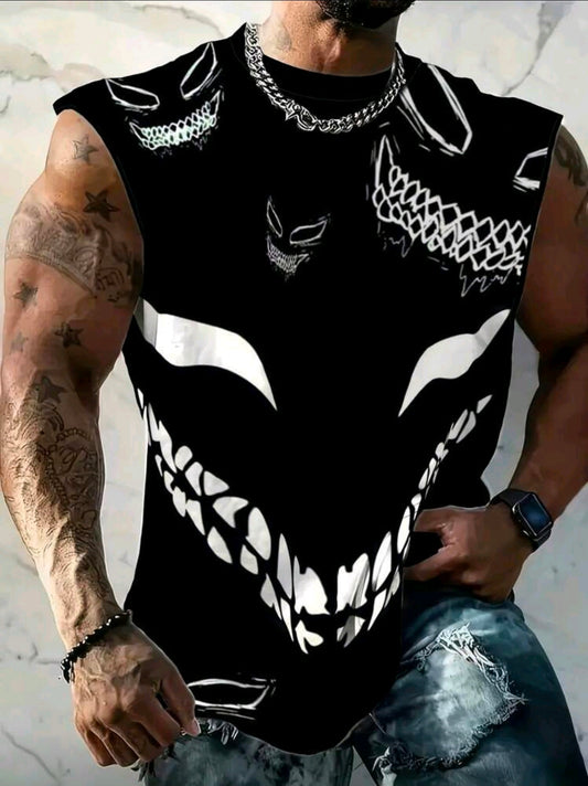 Musculosa OH ALPHA “Demon Smile – Edición Black Venom”