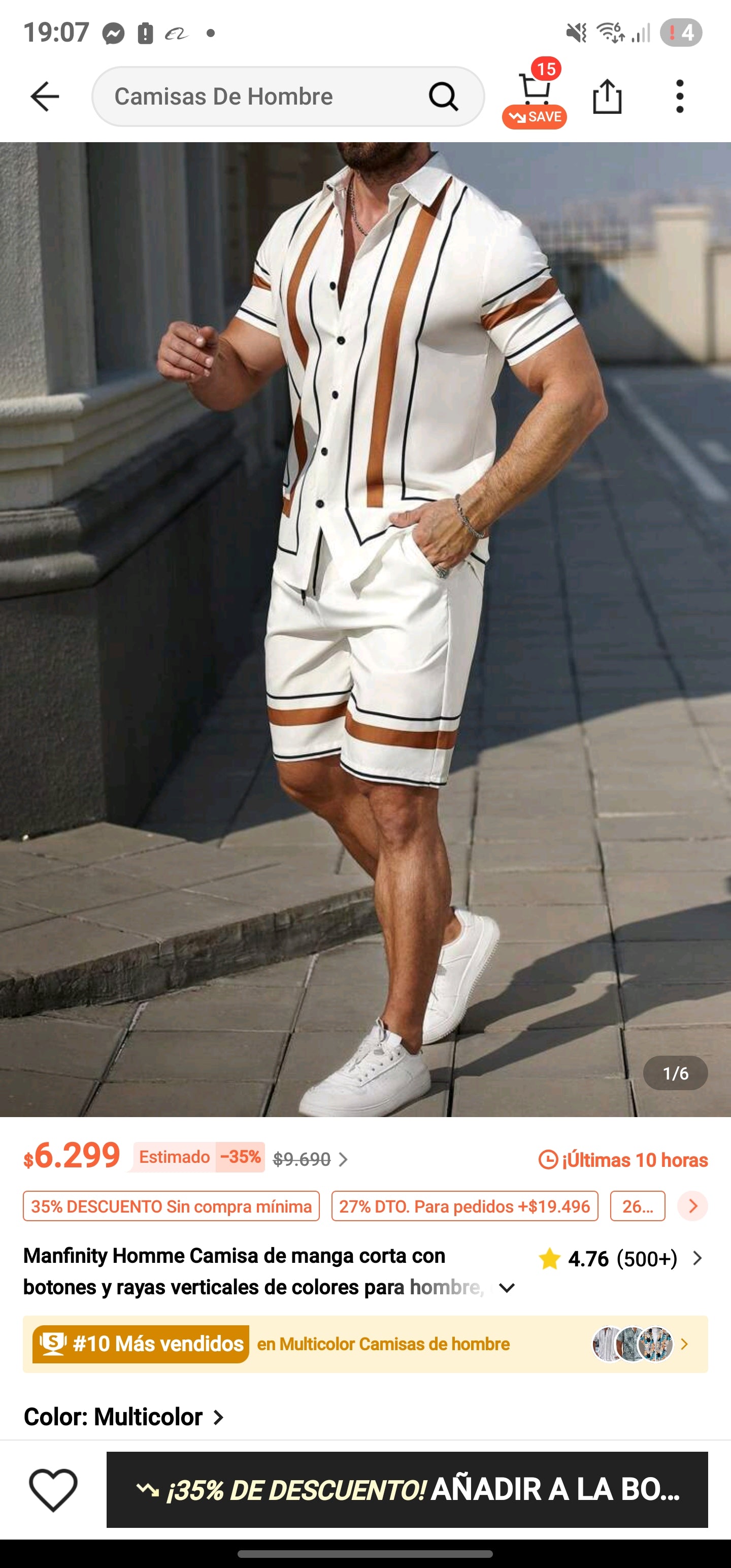 Conjunto OH ALPHA “Linea Supreme” – Camisa + Short Estilo Premium