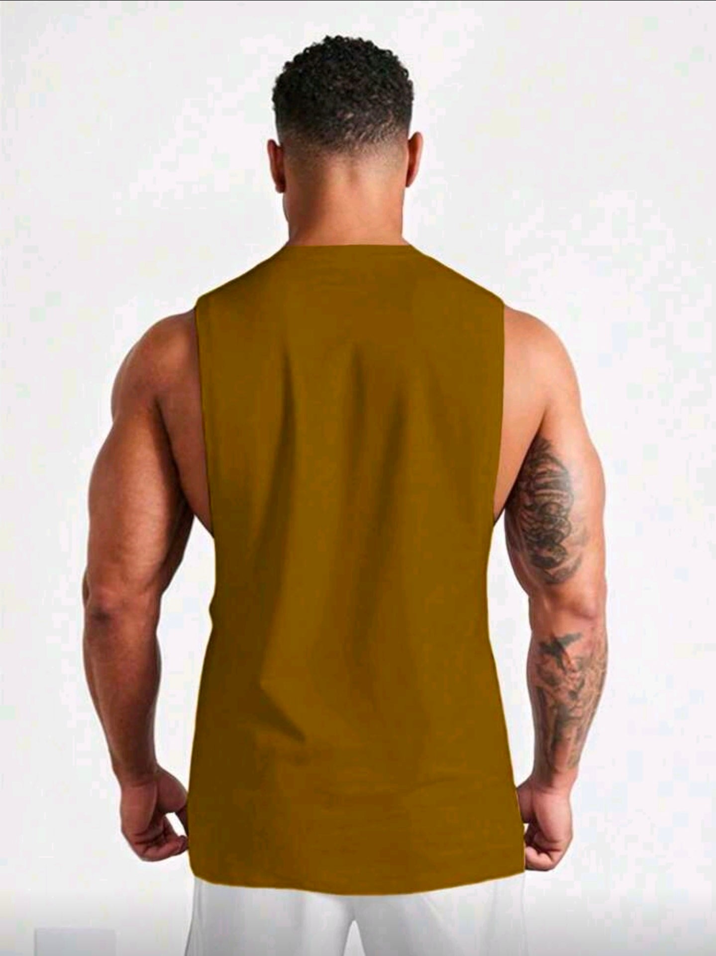 Polera OH ALPHA “Rust MuscleFit Tank – Edición Óxido” Talla L