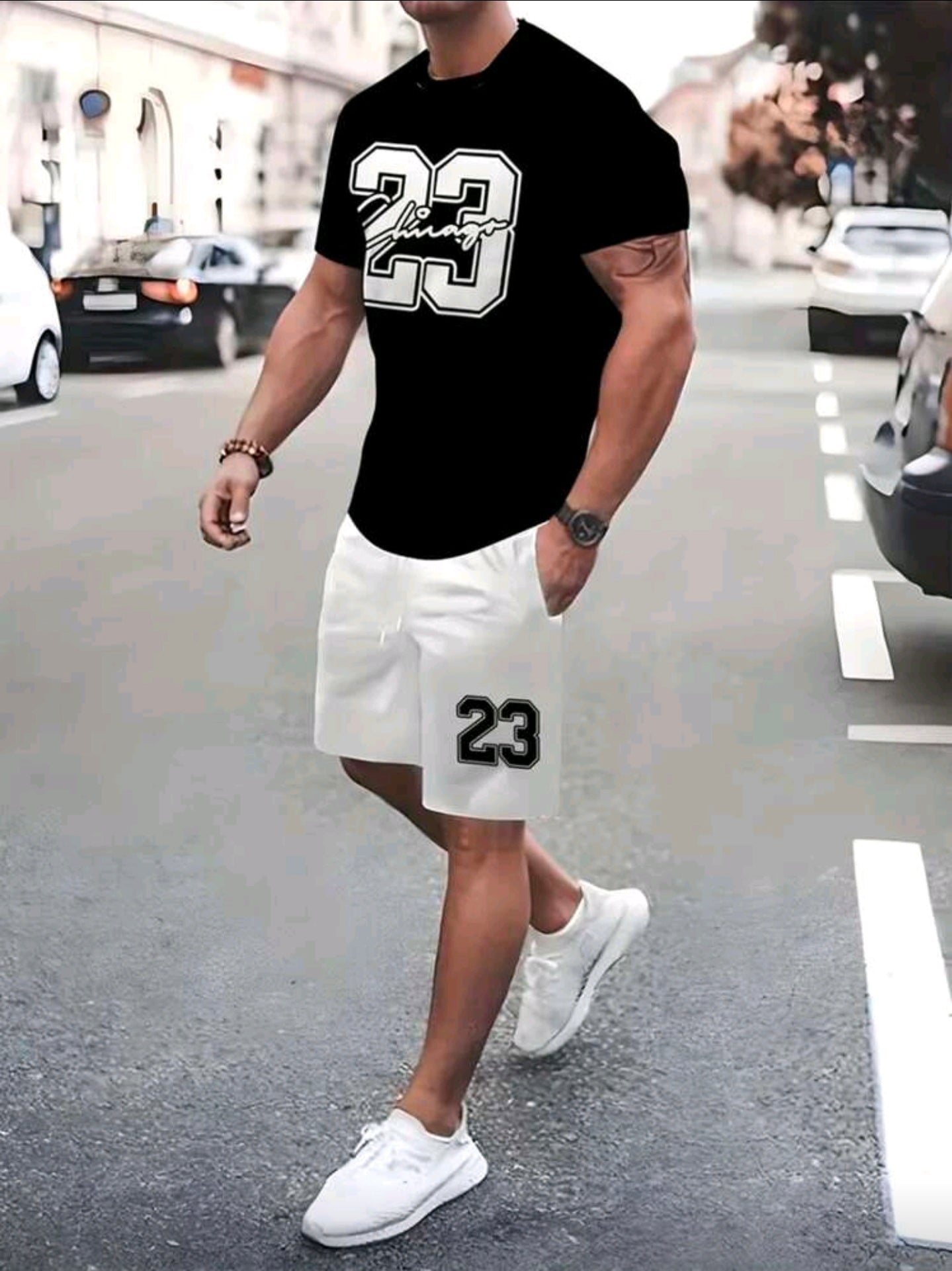 Conjunto OH ALPHA “Chicago 23 – Street Sport Edition” Talla L