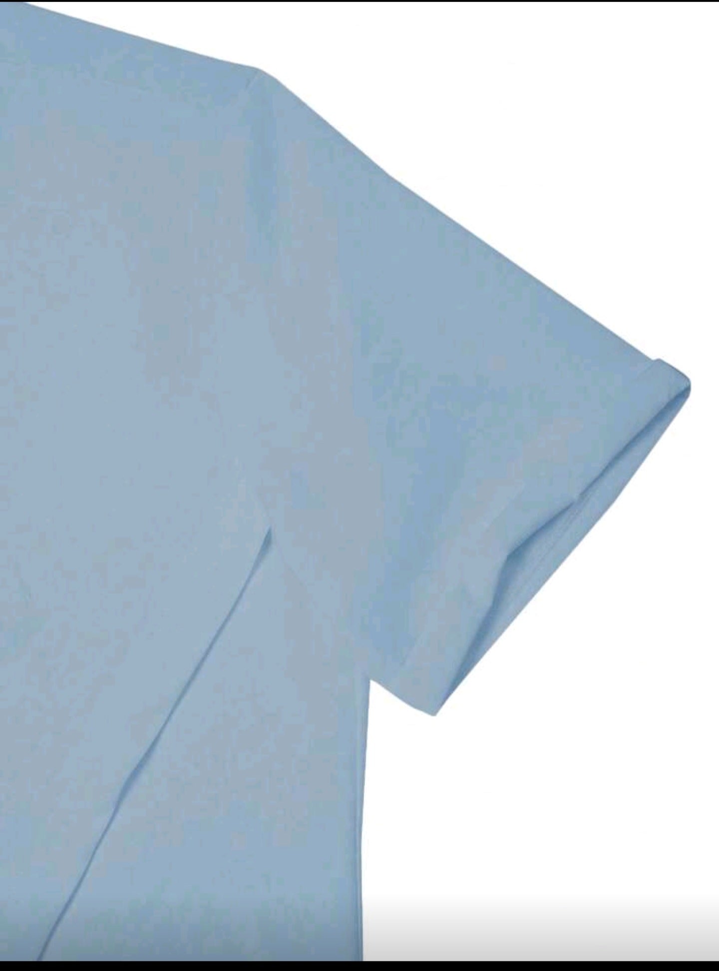 Camisa OH ALPHA “Asymmetric Blue” – Elegancia Minimalista de