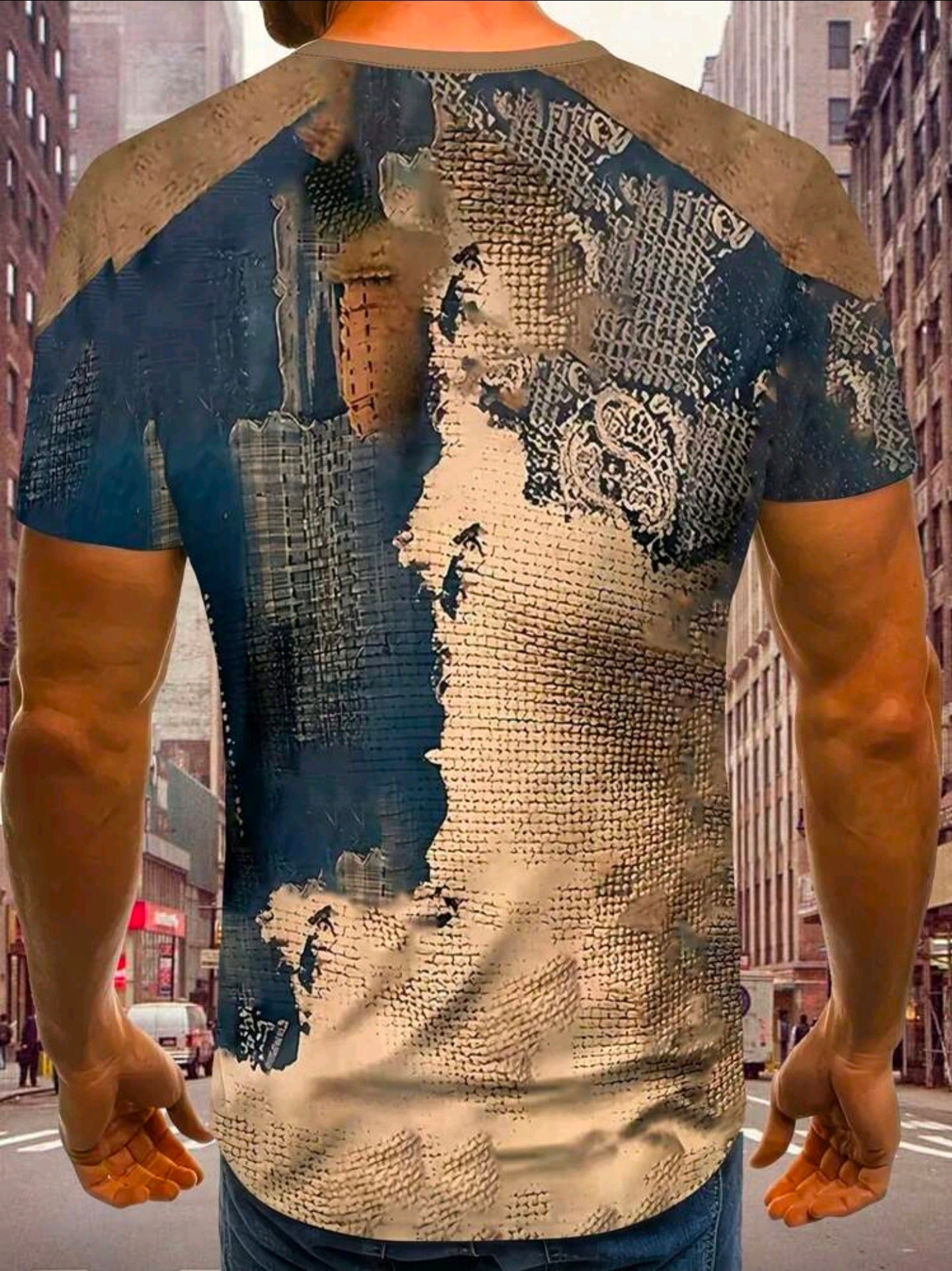 Polera OH ALPHA “Urban Textures – Edición Artística”