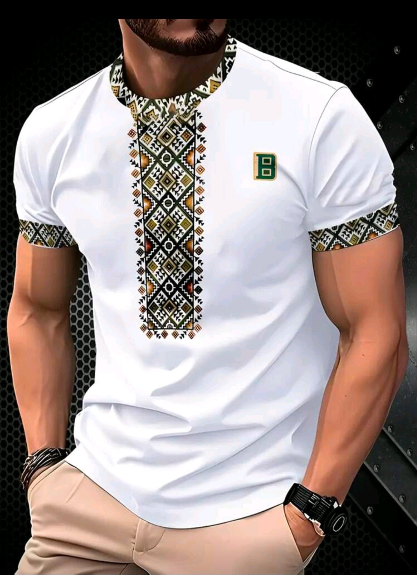 Polera OH ALPHA “Tribal Heritage – Edición Blanca”