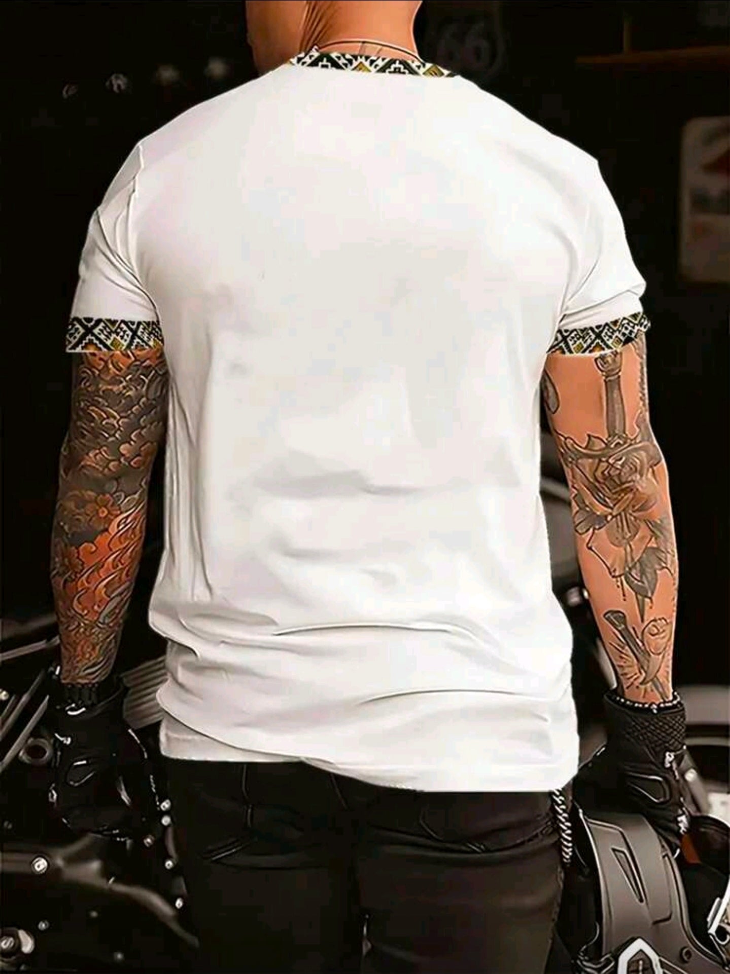 Polera OH ALPHA “Tribal Heritage – Edición Blanca”