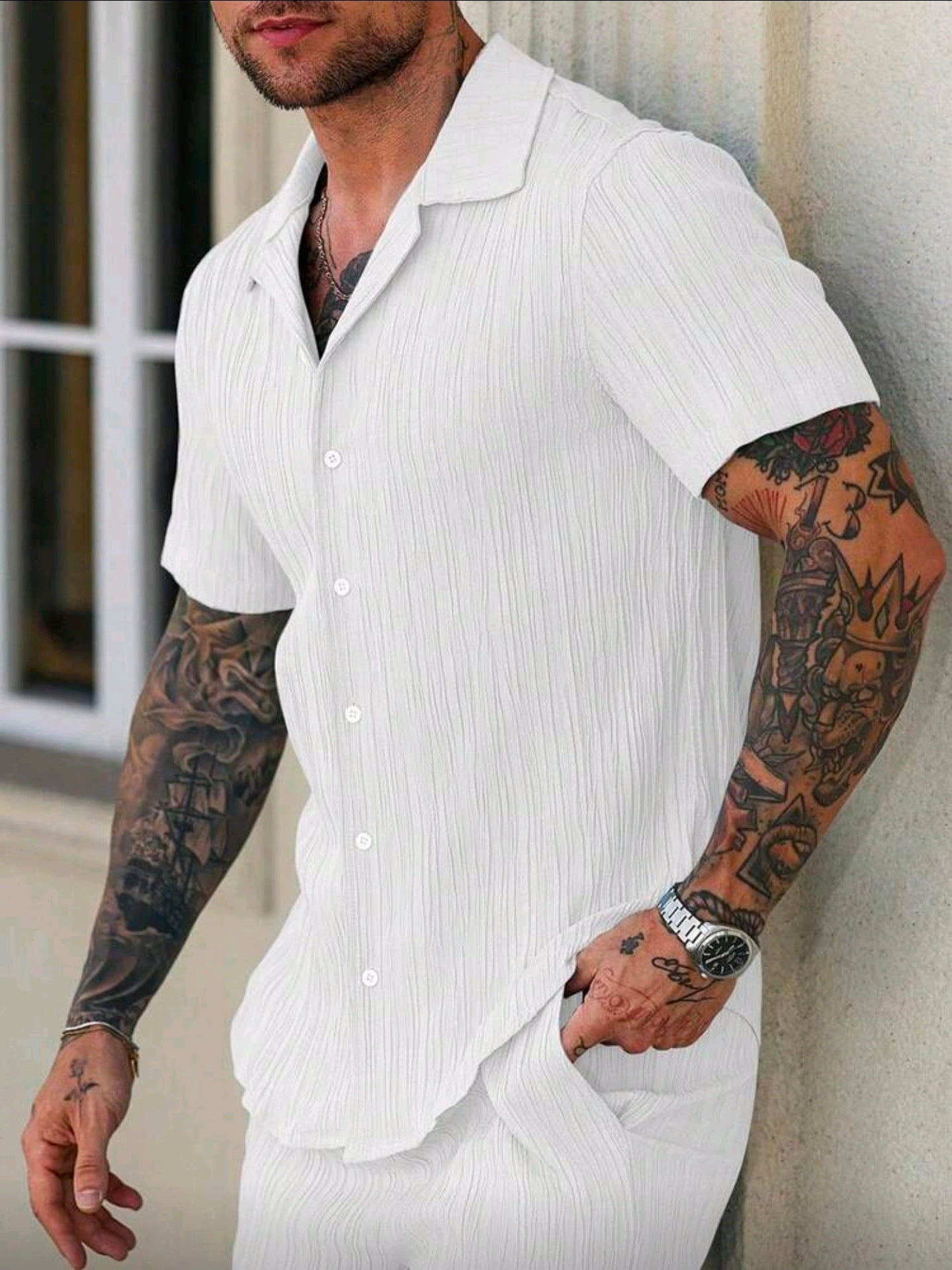 Camisa OH ALPHA “White Breeze – Summer Classic Edition” Talla L