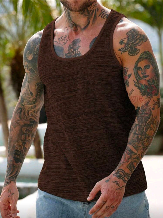 Musculosa OH ALPHA “Rust Fit – Edición Marrón