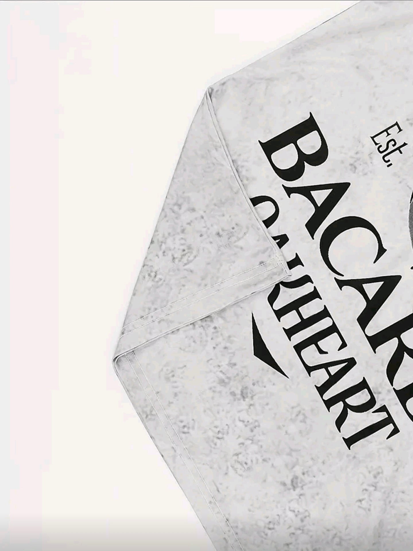 Polera OH ALPHA “Bat Heart Legacy – Edición Gris Marmolado”