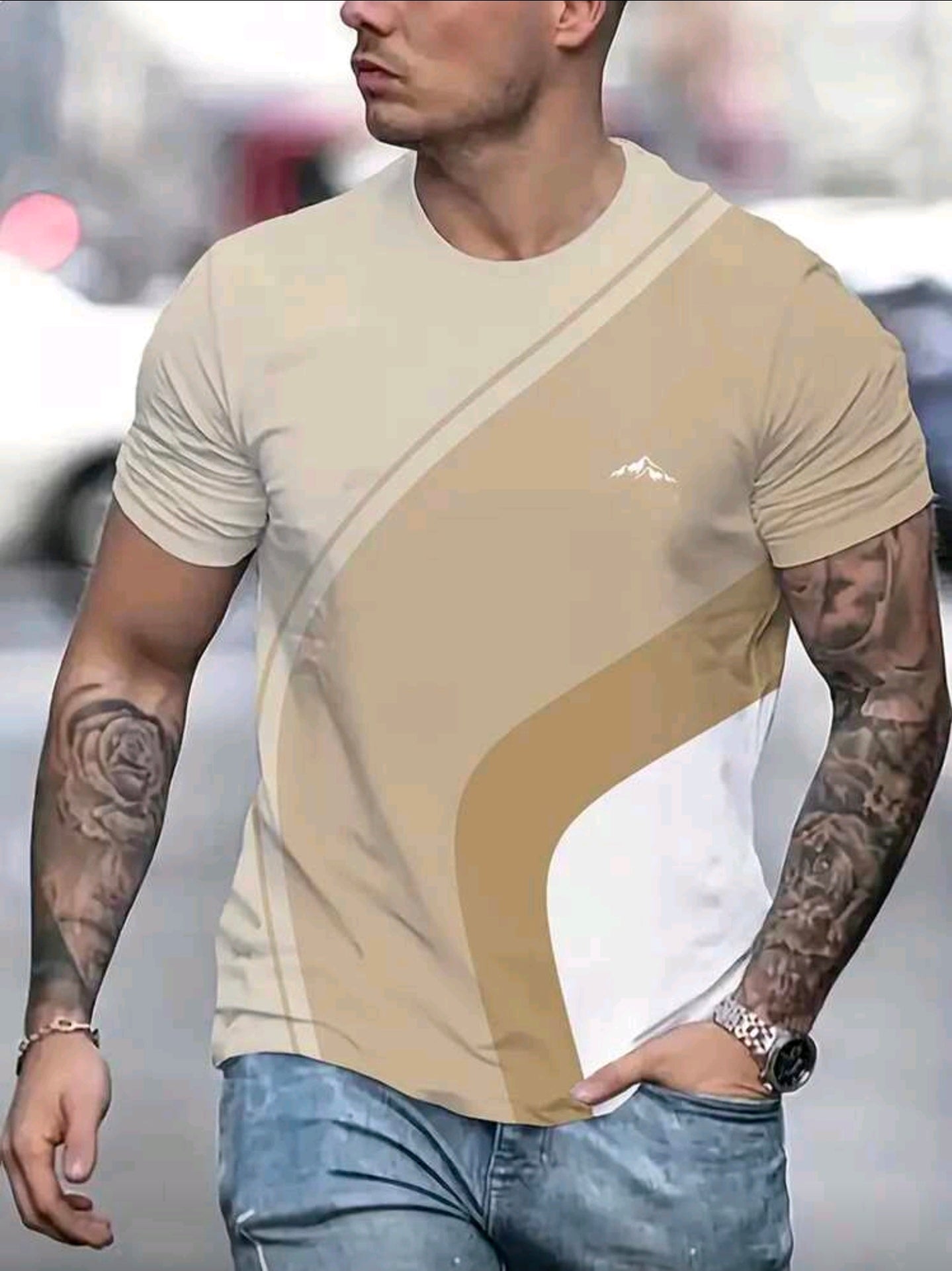 Polera OH ALPHA “Sand Flow – Edición Deportiva 3D”
