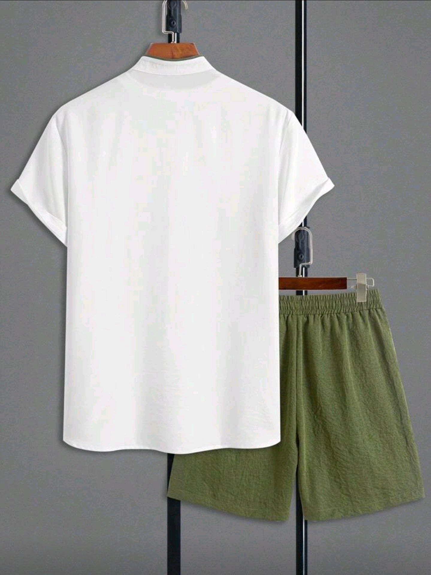 Conjunto OH ALPHA “Urban Contrast – Verde Militar” (Camisa + Short)